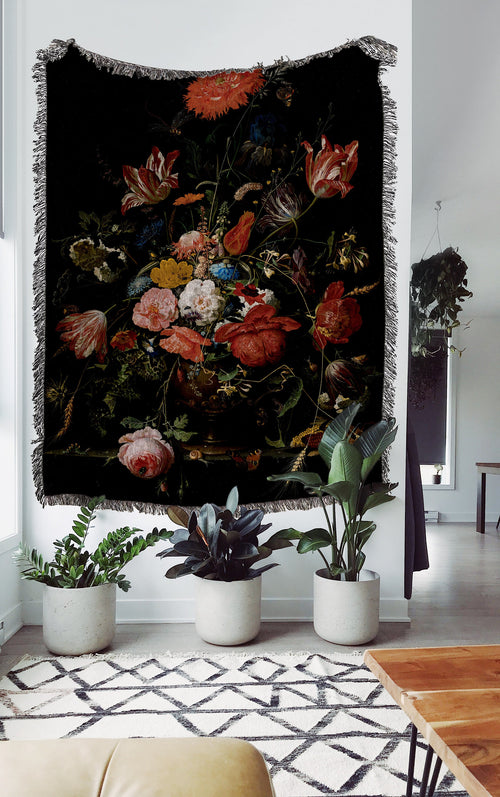 Floral Gothic  Blanket