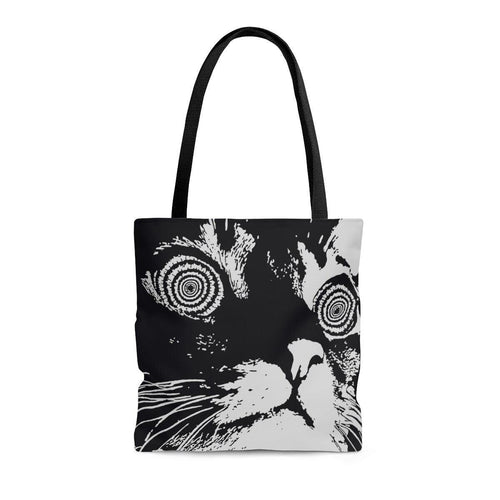 Psychedelic Kitty Tote Bag - TheCoolRuler